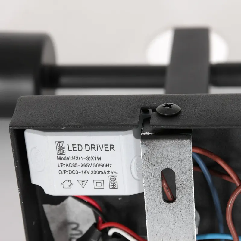 Stang Wandleuchte mit LED-Lesearm in Schwarz, Ansicht 15
