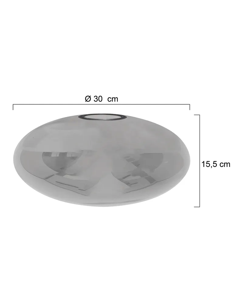 Steinhauer Teil / Glas I15324S aus Rauchglas für Modell 3388ZW in Rauchglas, Ansicht 2