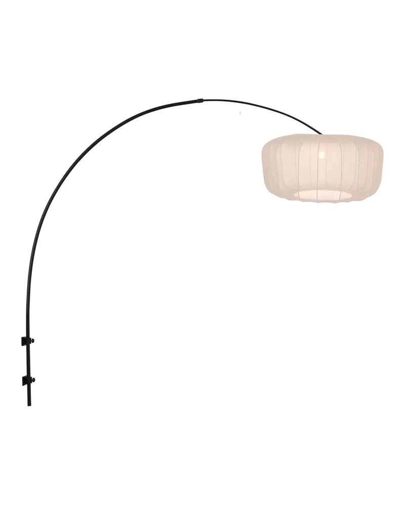 Vella-Lino Wandleuchte mit verstellbarem Arm in Beige, Creme, Schwarz, Ansicht 15