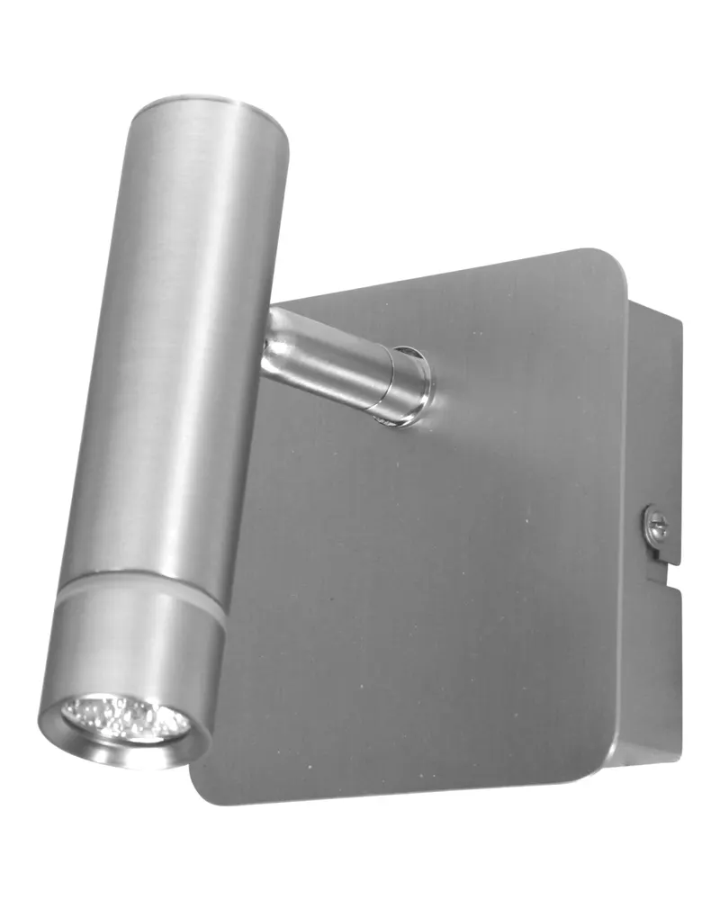 Steinhauer Volari Wandspot mit austauschbarem LED-Modul in Stahl, Ansicht 3