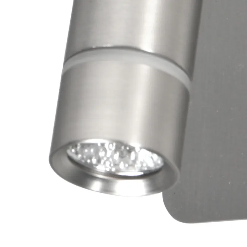Steinhauer Volari Wandspot mit austauschbarem LED-Modul in Stahl, Ansicht 8