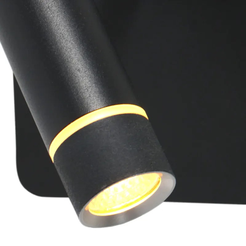 Steinhauer Volari Wandspot in Schwarz mit austauschbarem LED-Modul in Schwarz, Ansicht 6