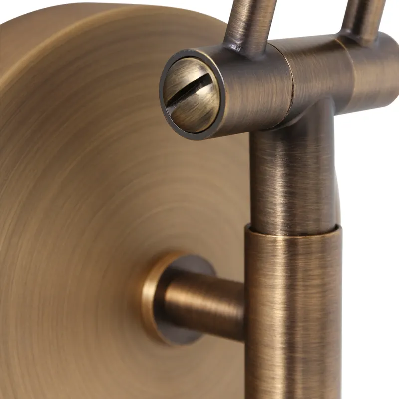 Steinhauer Zodiac LED Wandleuchte mit verstellbarem Lesearm in Bronze, Ansicht 15