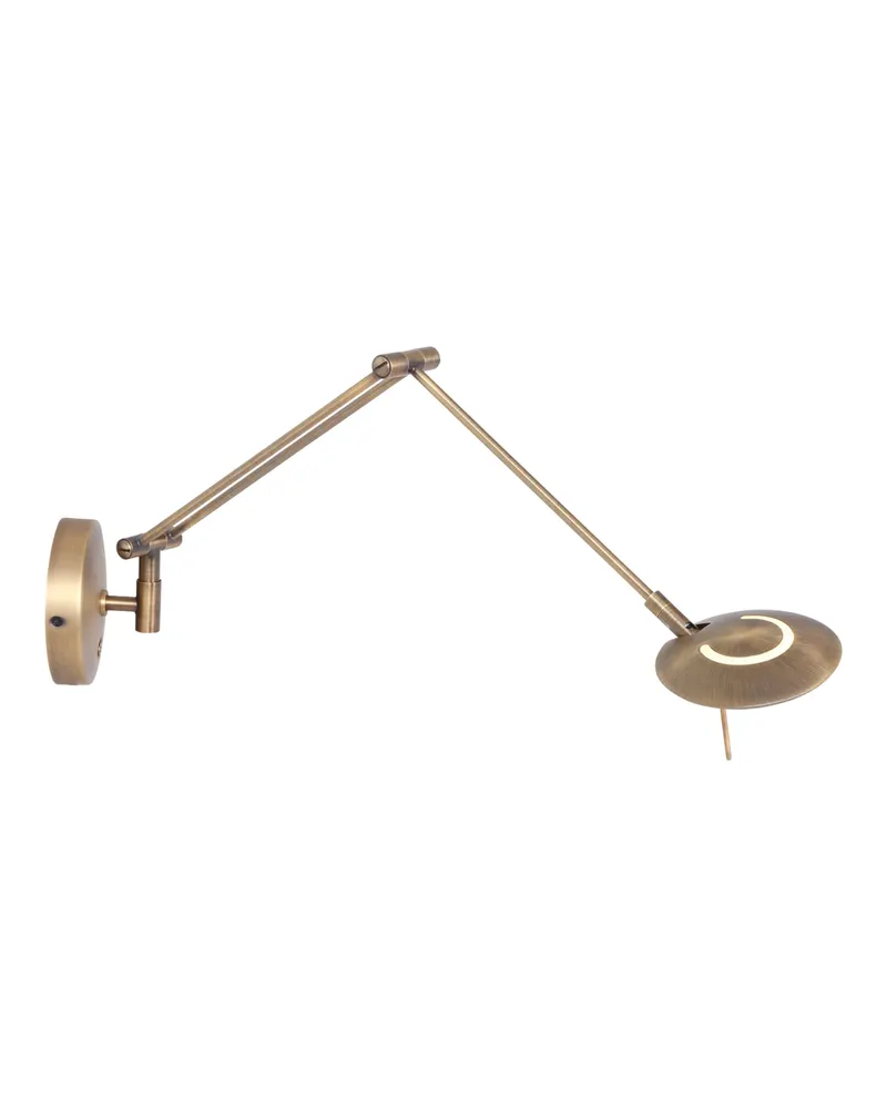 Steinhauer Zodiac LED Wandleuchte mit verstellbarem Lesearm in Bronze, Ansicht 5