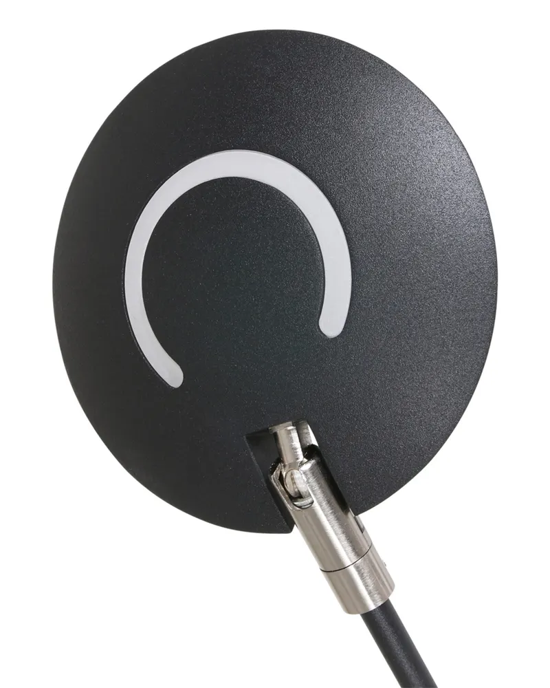 Steinhauer Zodiac LED Wandleuchte mit verstellbarem Lesearm in Schwarz, Ansicht 7