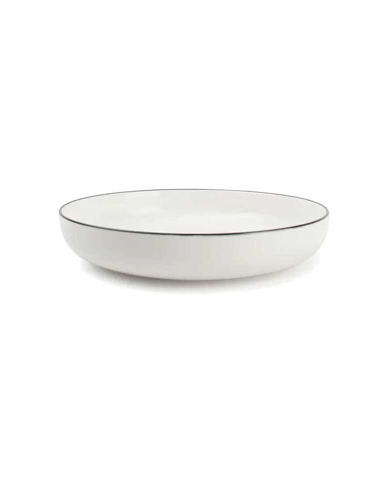 Studio Base Suppenteller aus New Bone China in Weiß