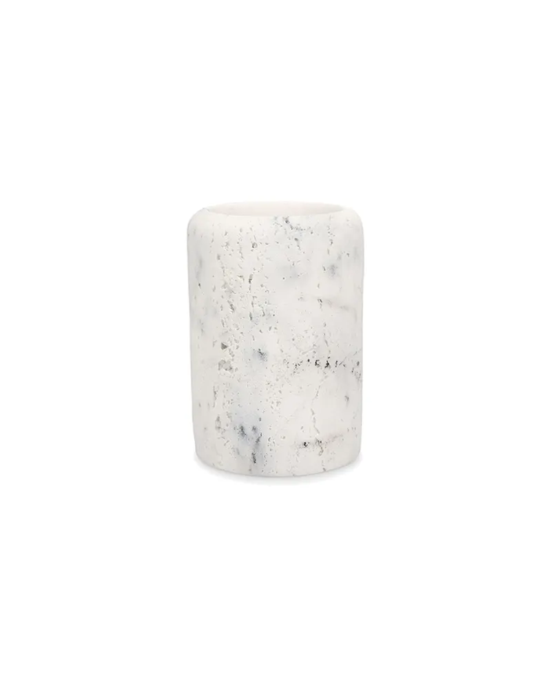 Suds Zahnbürstenhalter aus Polyresin, rund mit Ø 7 cm