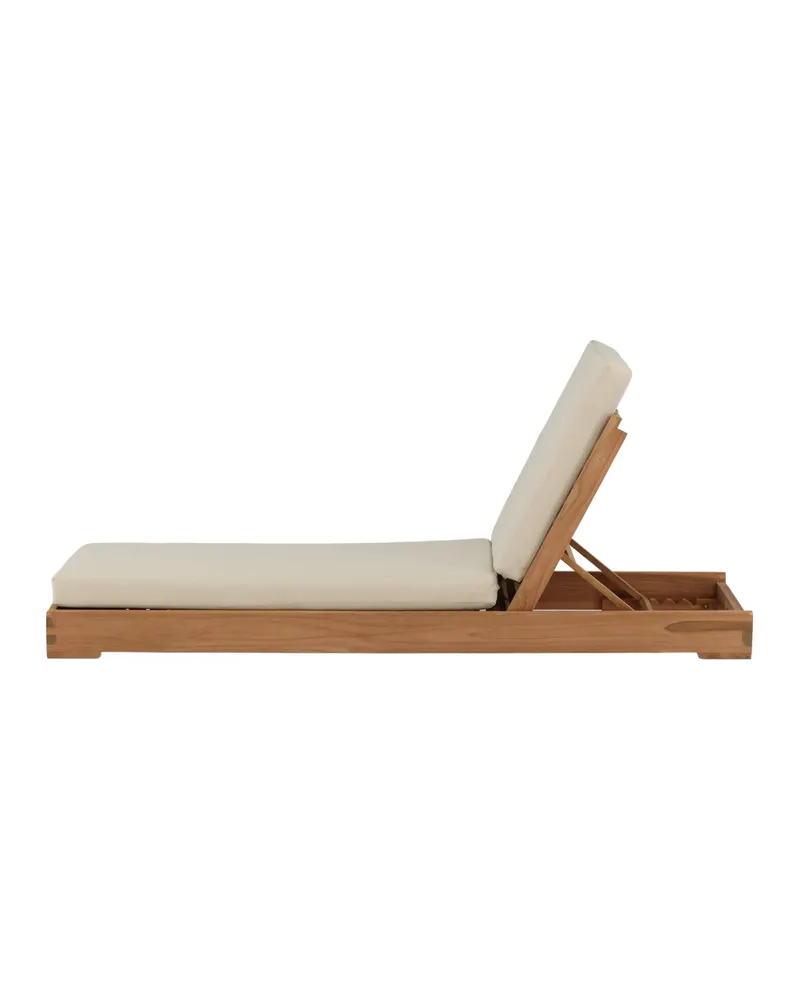 Sunbed Sonnenliege aus Teak mit Auflage, Ansicht 7