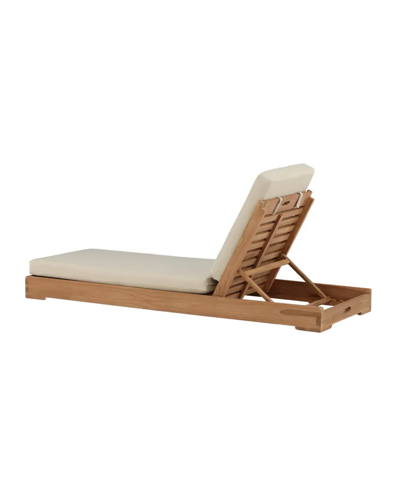 Sunbed Sonnenliege aus Teak mit Auflage, Ansicht 8