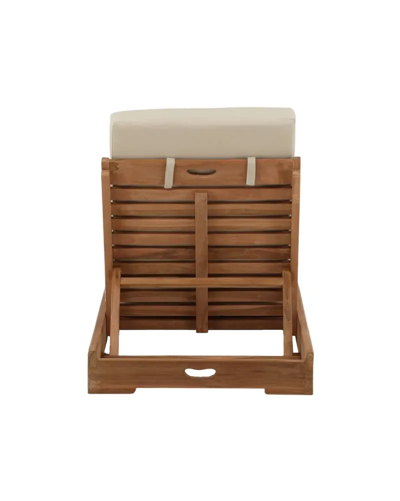 Sunbed Sonnenliege aus Teak mit Auflage, Ansicht 9