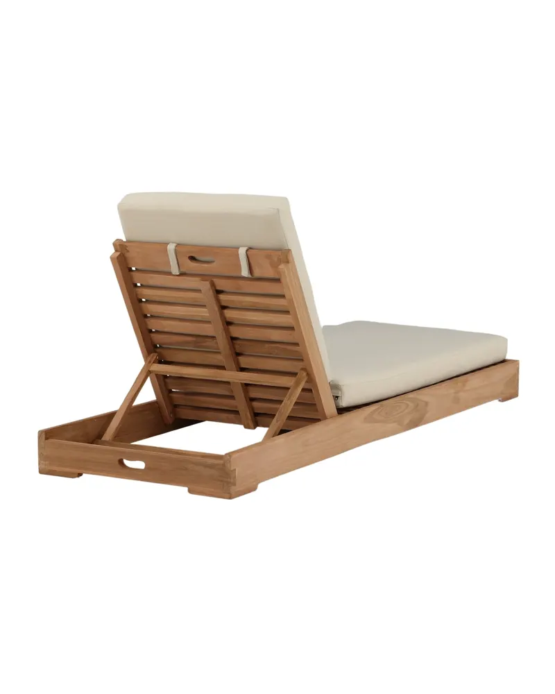 Sunbed Sonnenliege aus Teak mit Auflage, Ansicht 10