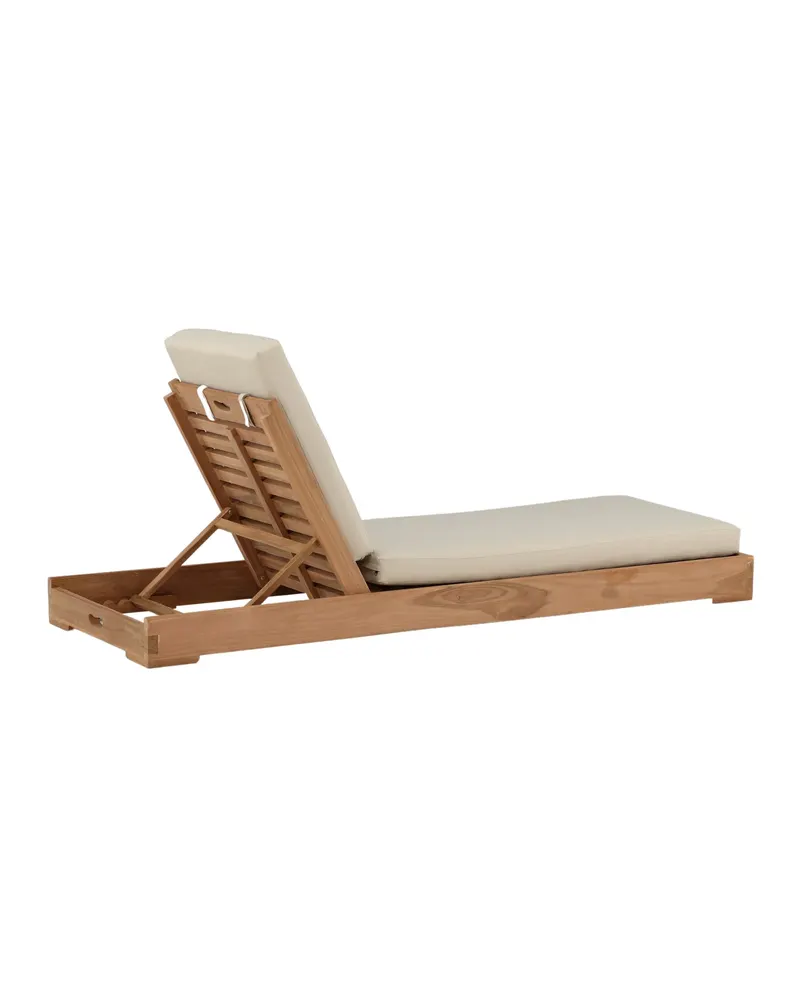 Sunbed Sonnenliege aus Teak mit Auflage, Ansicht 11