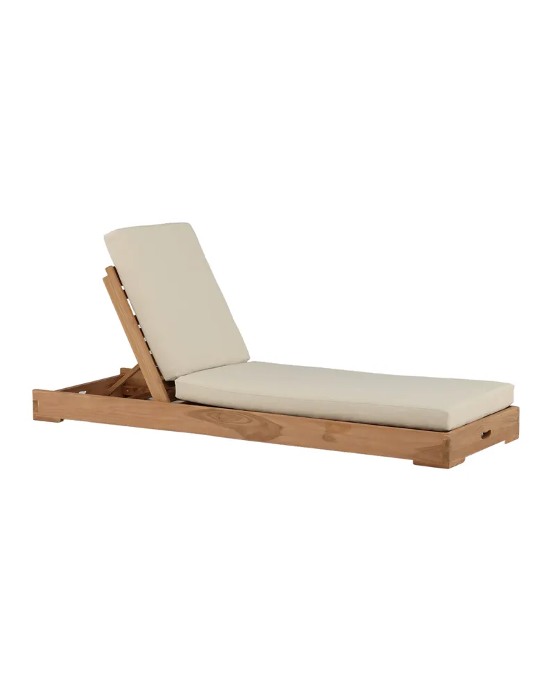 Sunbed Sonnenliege aus Teak mit Auflage, Ansicht 13