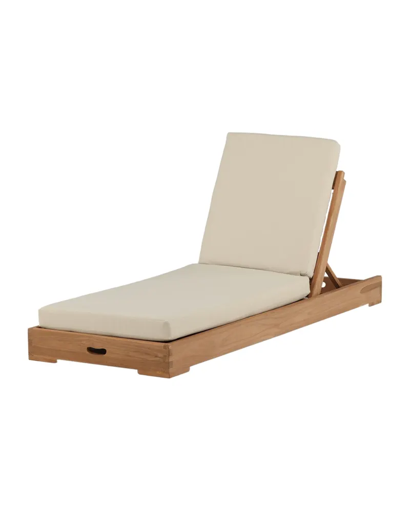 Sunbed Sonnenliege aus Teak mit Auflage, Ansicht 2