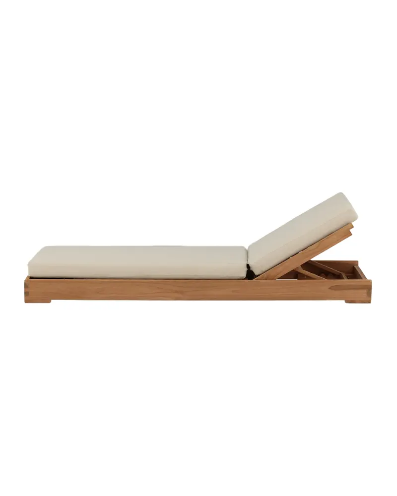 Sunbed Sonnenliege aus Teak mit Auflage, Ansicht 16