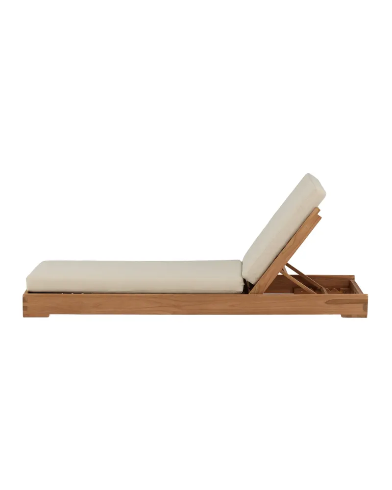 Sunbed Sonnenliege aus Teak mit Auflage, Ansicht 4