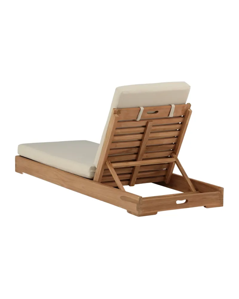 Sunbed Sonnenliege aus Teak mit Auflage, Ansicht 6