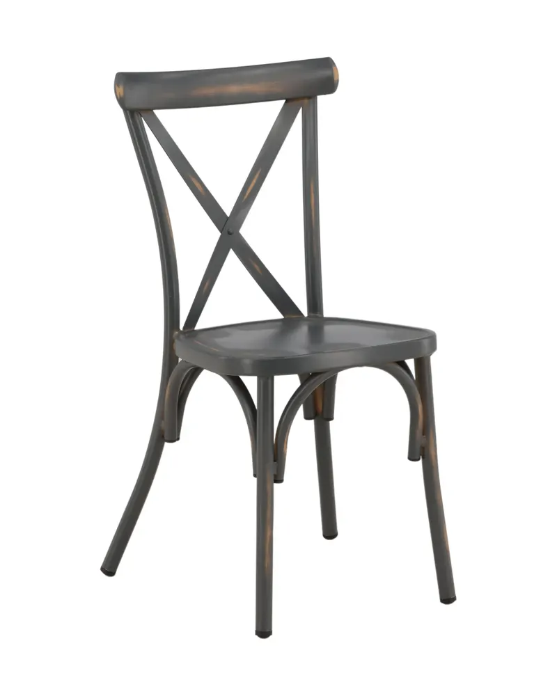 Tablas Gartenstühle im 2er-Set mit gekreuzter Lehne, stapelbar