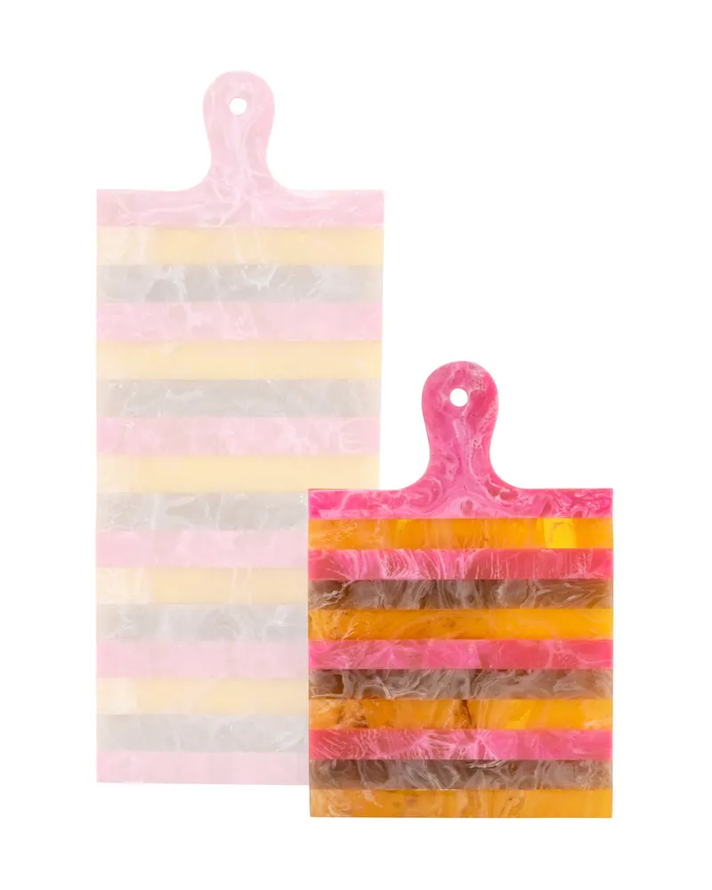 Tablett Cindy klein, Rosa/Orange von Richmond Interiors, Produktansicht 4