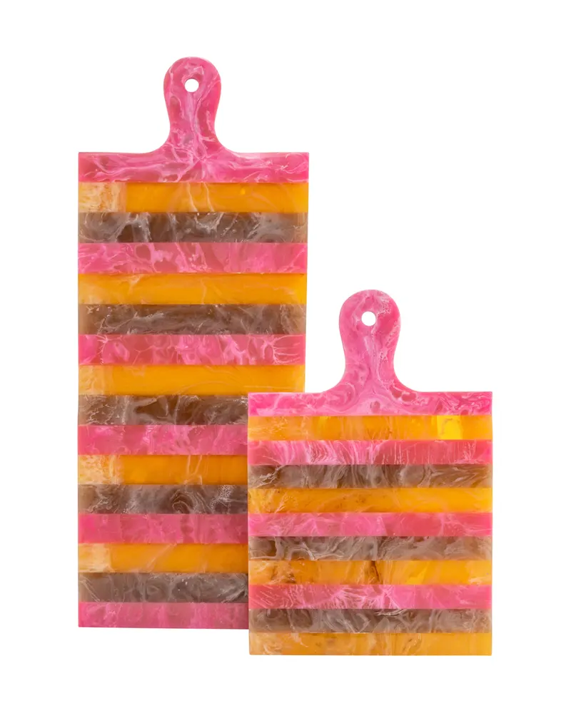 Tablett Cindy klein, Rosa/Orange von Richmond Interiors, Produktansicht 5