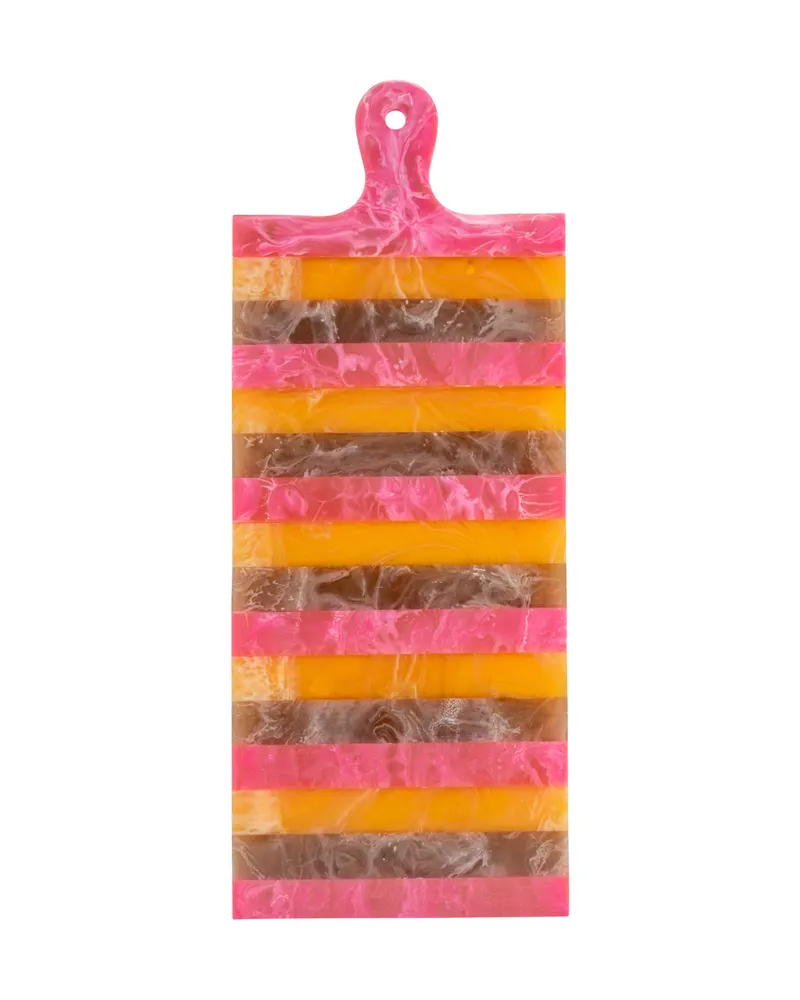 Tablett Cindy groß, Rosa/Orange von Richmond Interiors