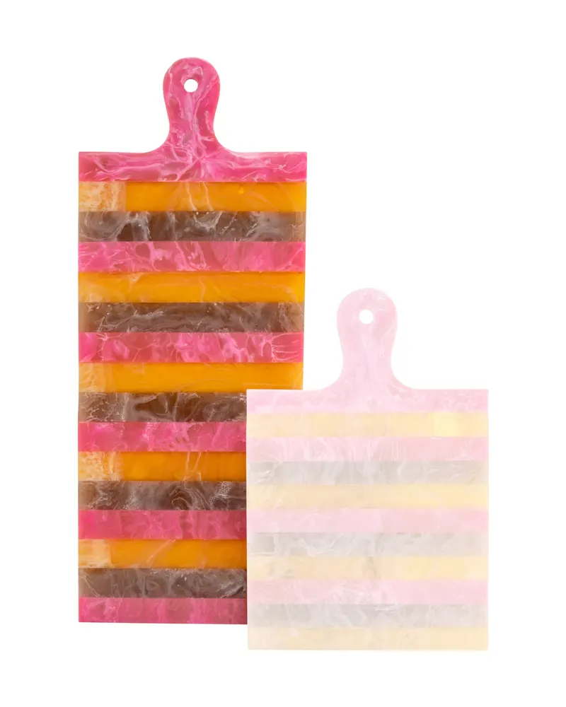 Tablett Cindy groß, Rosa/Orange von Richmond Interiors, Produktansicht 4