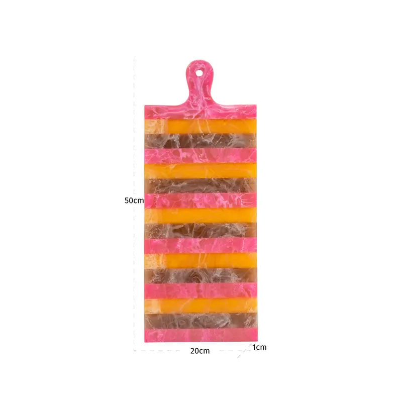 Tablett Cindy groß, Rosa/Orange von Richmond Interiors, Maßzeichnung 9