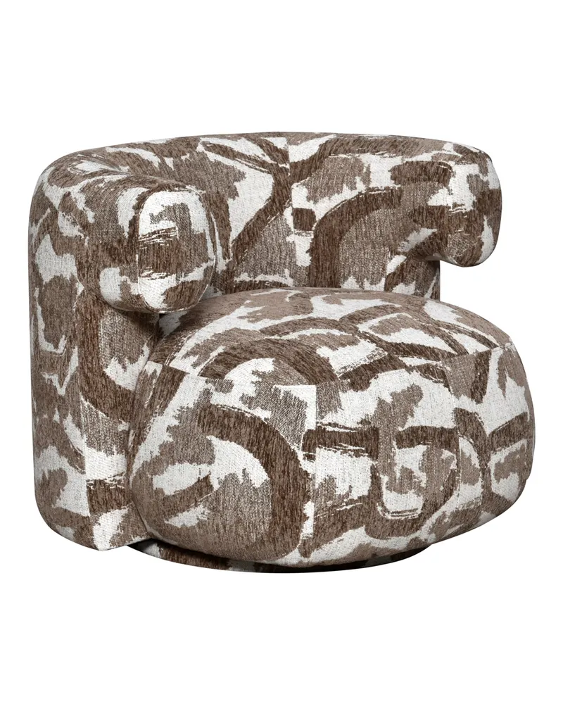 Sessel Talley, Brown nature, drehbar von Richmond Interiors, Produktansicht 3