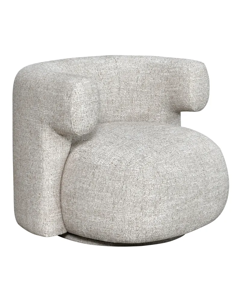 Sessel Talley, Cream tweed, drehbar von Richmond Interiors, Produktansicht 3