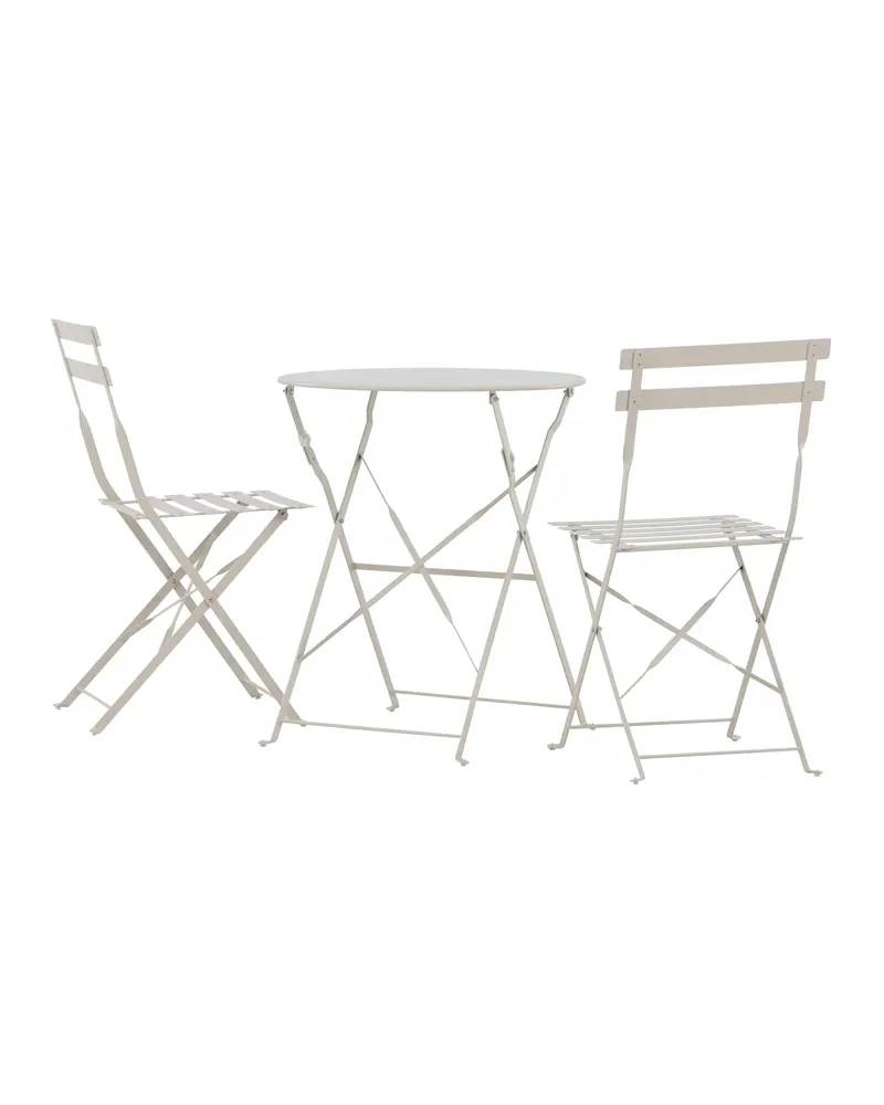 Tao Balkonmöbel-Set mit rundem Klapptisch und zwei Klappstühlen, Ansicht 10