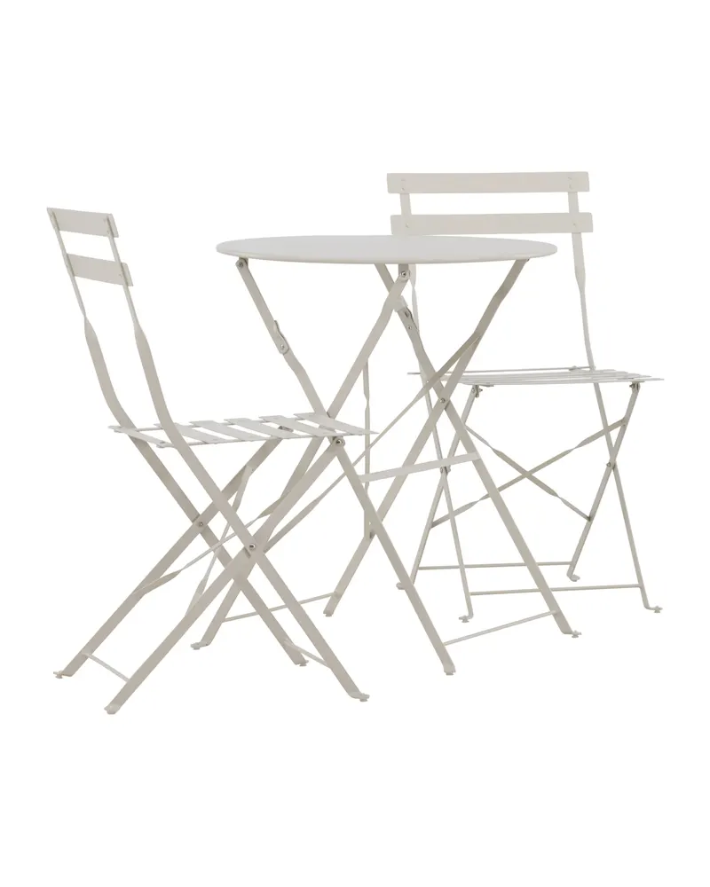 Tao Balkonmöbel-Set mit rundem Klapptisch und zwei Klappstühlen, Ansicht 12