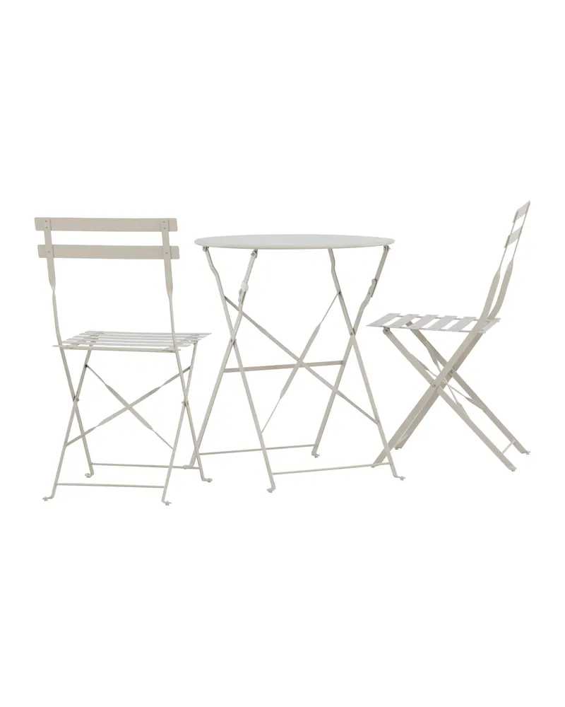 Tao Balkonmöbel-Set mit rundem Klapptisch und zwei Klappstühlen, Ansicht 3