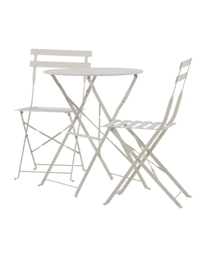 Tao Balkonmöbel-Set mit rundem Klapptisch und zwei Klappstühlen, Ansicht 6