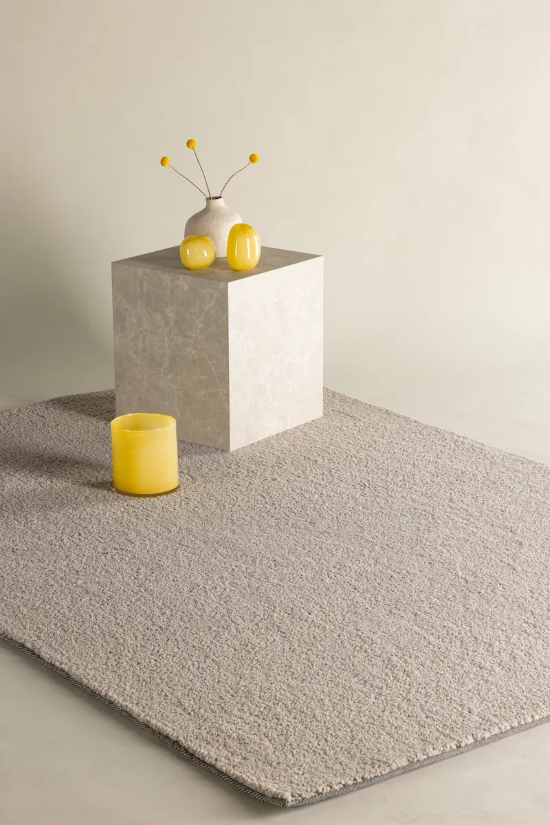 Teddy Teppich rechteckig in 290 × 200 cm, im Wohnraum, Ansicht 1