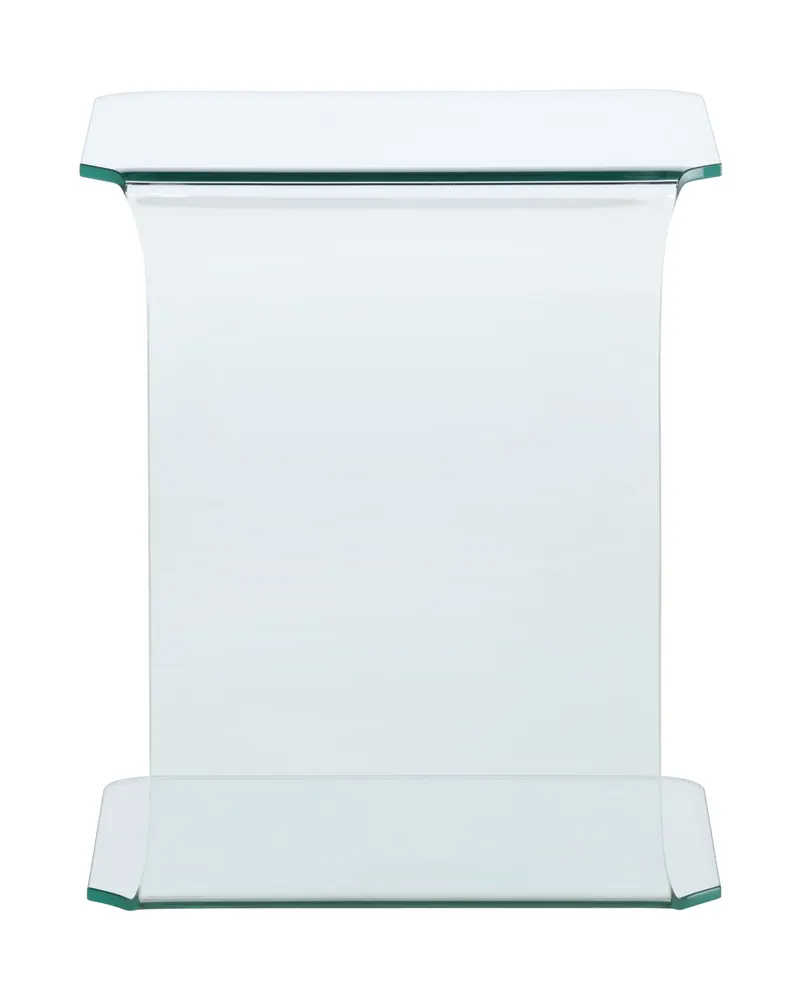 Telemark Beistelltisch aus Glas in C-Form, Ansicht 8