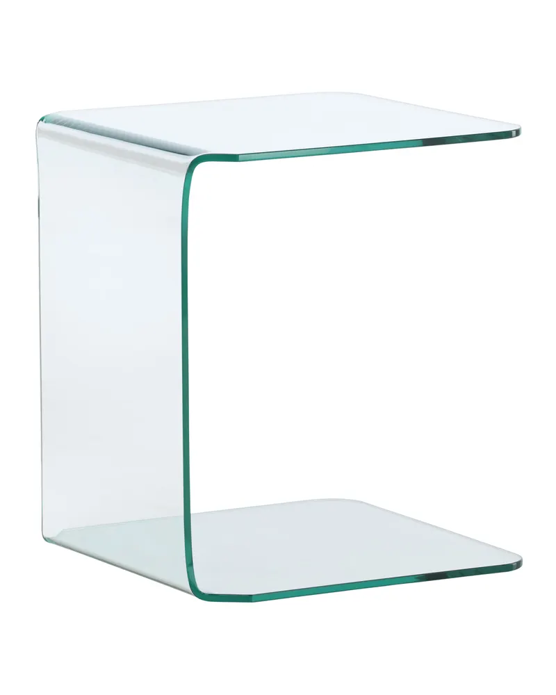Telemark Beistelltisch aus Glas in C-Form, Ansicht 10