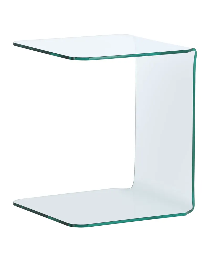 Telemark Beistelltisch aus Glas in C-Form, Ansicht 12