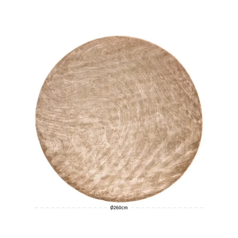 Teppich Fellion, Taupe von Richmond Interiors, Maßzeichnung 4