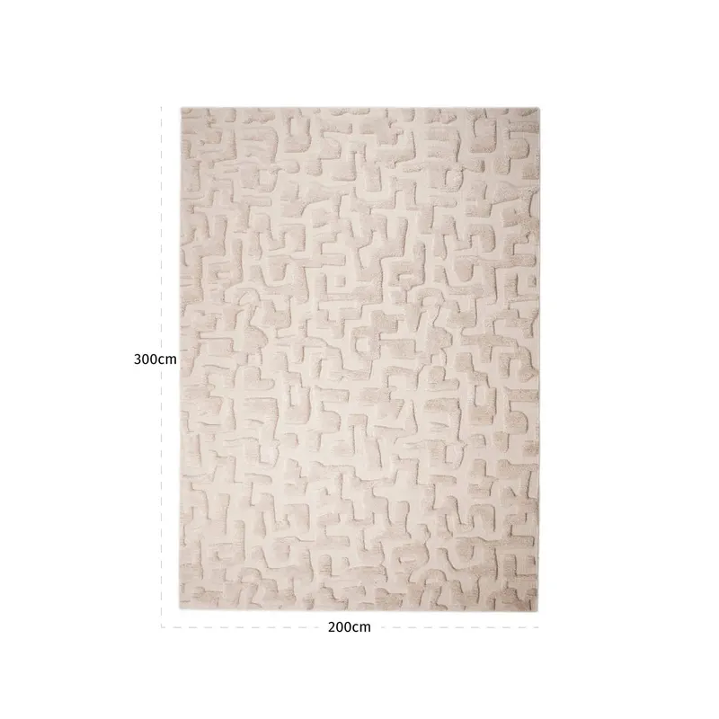 Teppich La Gomera beige 200 × 300 cm von Richmond Interiors, Maßzeichnung 6