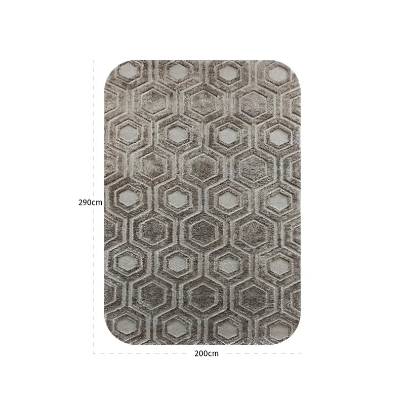 Teppich Odin, Braun, 200 × 290 cm von Richmond Interiors, Maßzeichnung 5