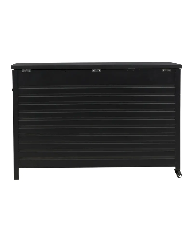 Tiana Auflagenbox aus Aluminium mit Lamellenfront, Ansicht 12