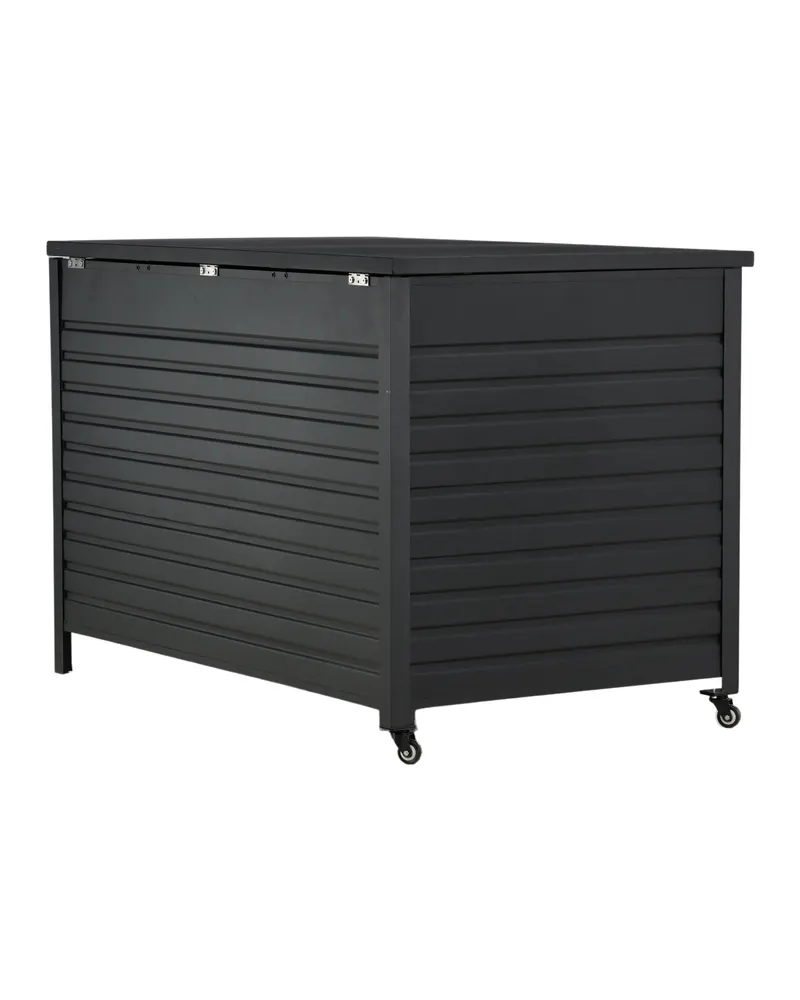 Tiana Auflagenbox aus Aluminium mit Lamellenfront, Ansicht 14