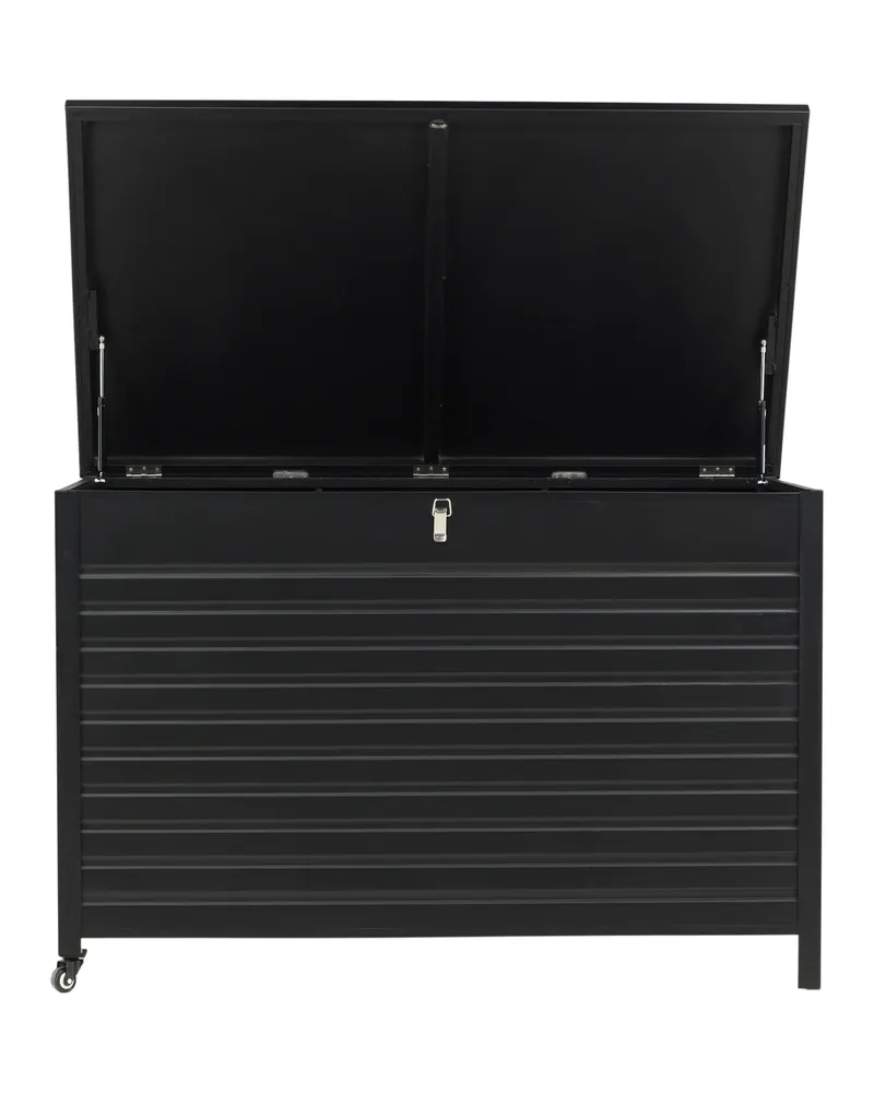 Tiana Auflagenbox aus Aluminium mit Lamellenfront, Ansicht 16
