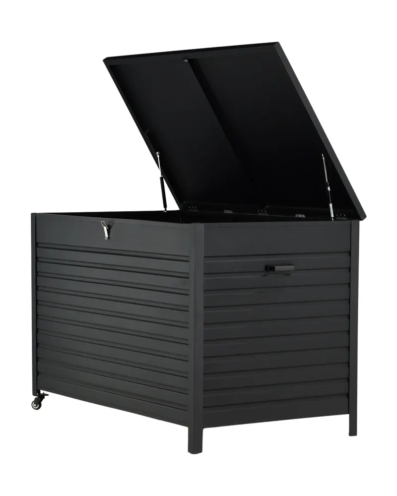 Tiana Auflagenbox aus Aluminium mit Lamellenfront, Ansicht 17