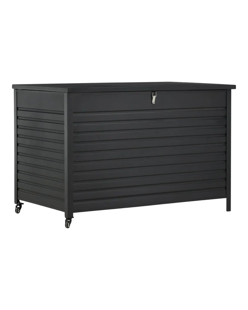 Tiana Auflagenbox aus Aluminium mit Lamellenfront, Ansicht 2