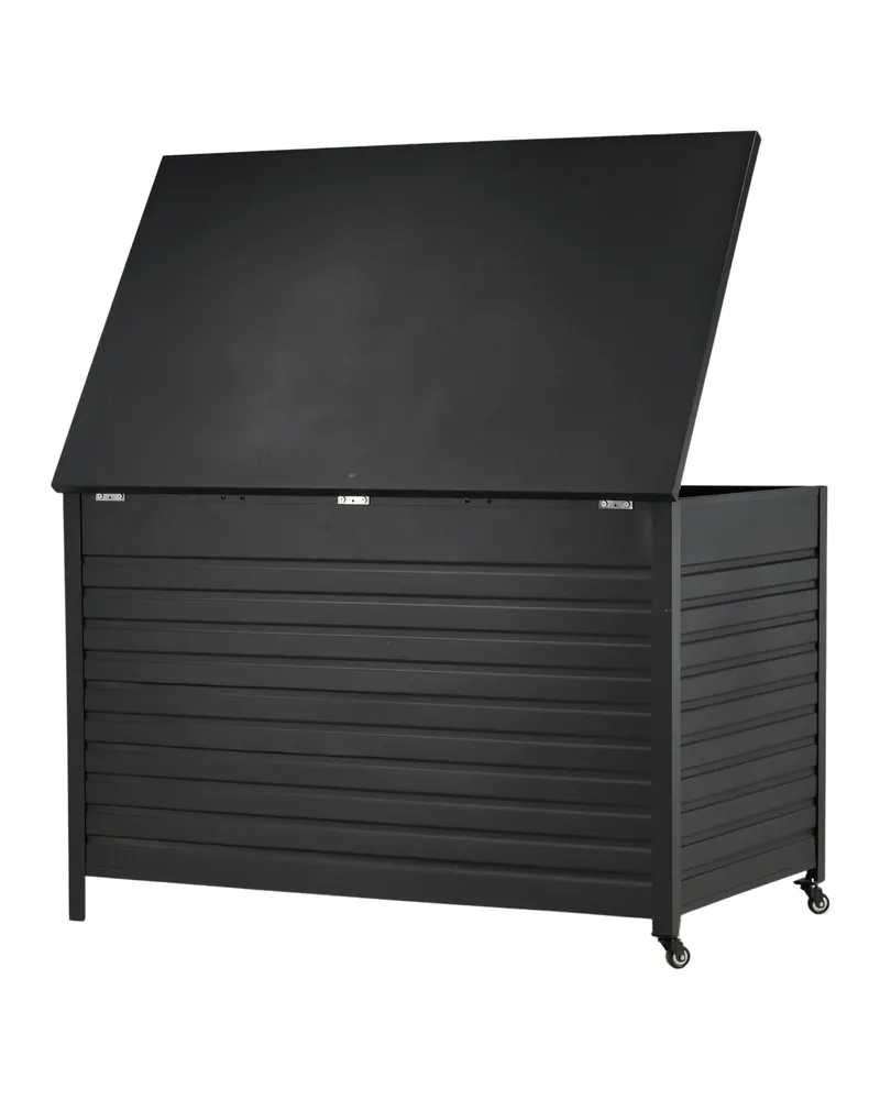 Tiana Auflagenbox aus Aluminium mit Lamellenfront, Ansicht 20