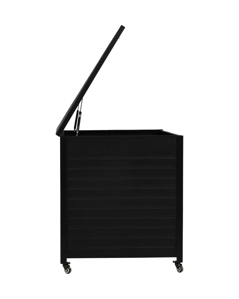 Tiana Auflagenbox aus Aluminium mit Lamellenfront, Ansicht 22