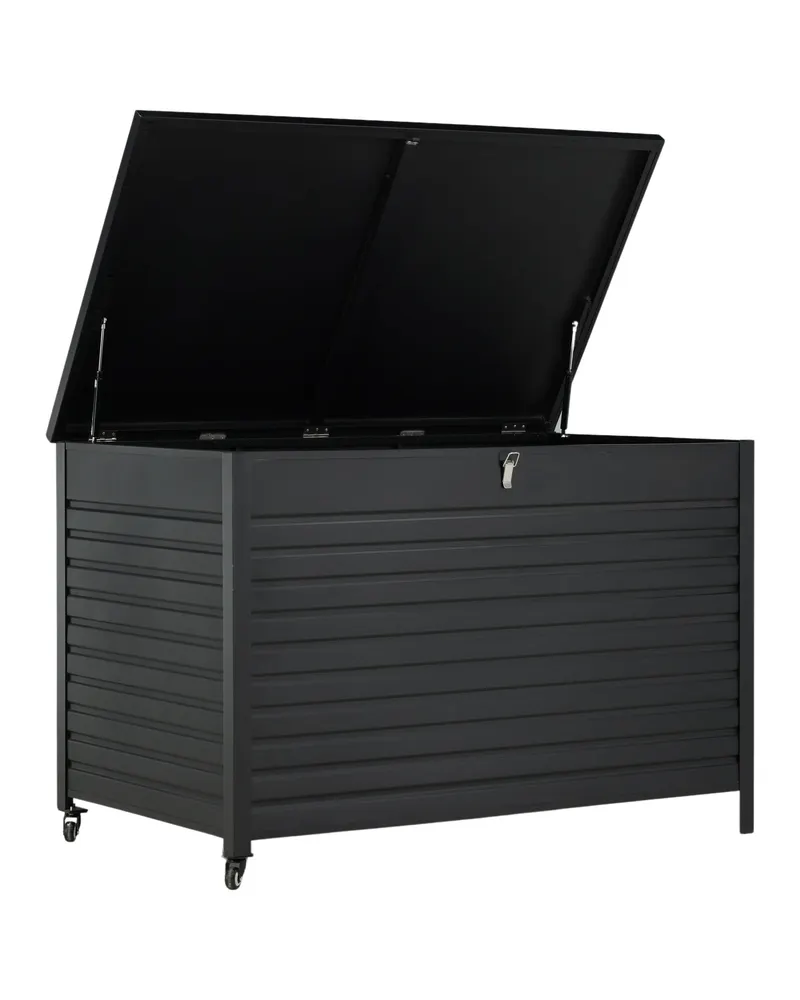 Tiana Auflagenbox aus Aluminium mit Lamellenfront, Ansicht 24