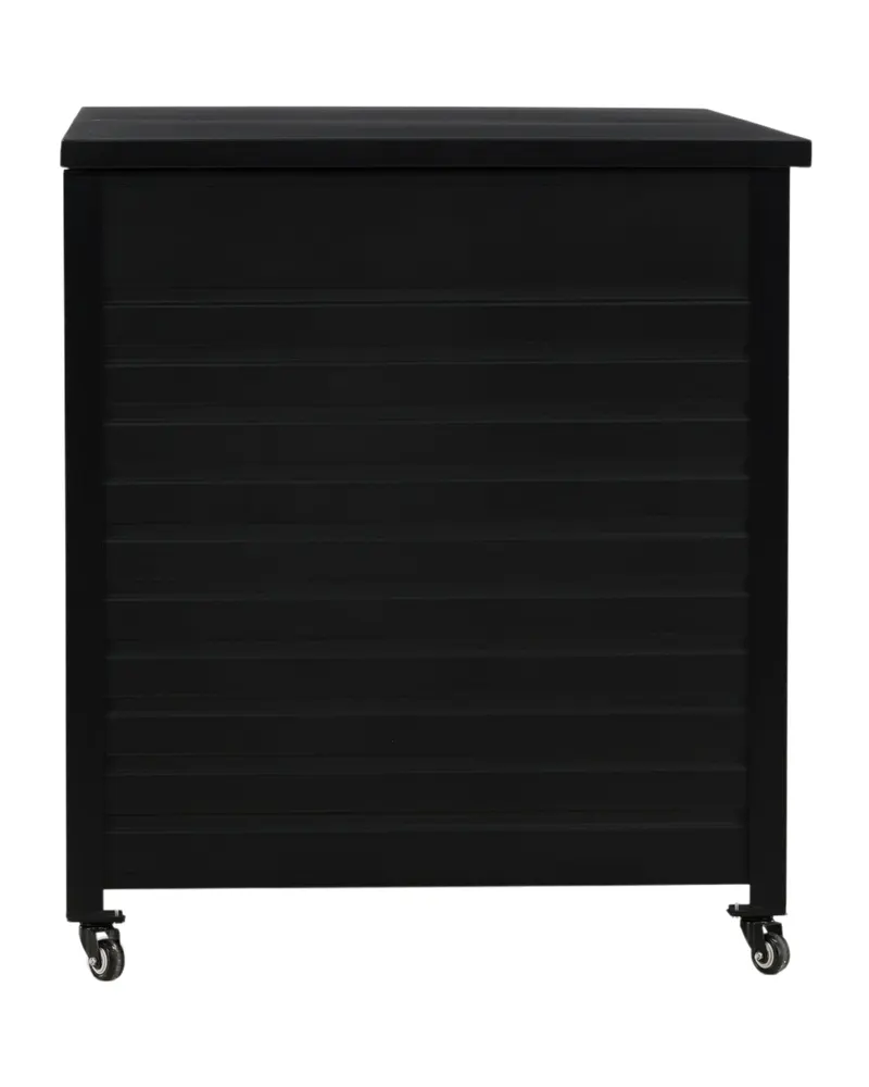 Tiana Auflagenbox aus Aluminium mit Lamellenfront, Ansicht 3
