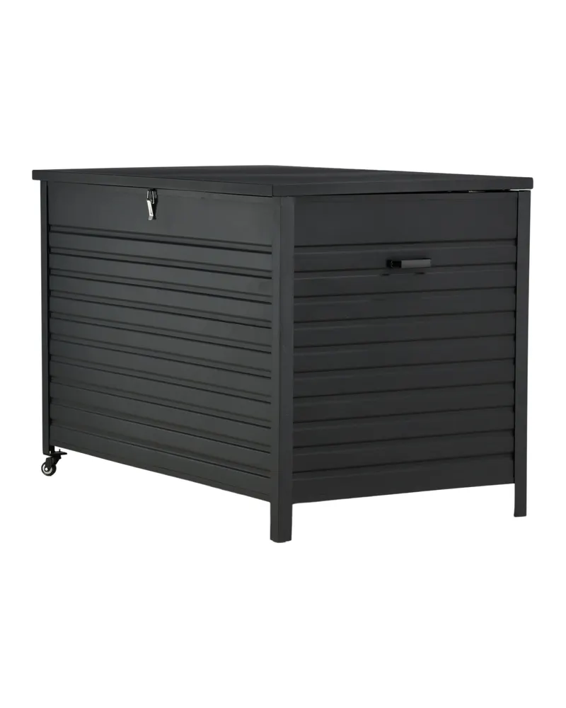 Tiana Auflagenbox aus Aluminium mit Lamellenfront, Ansicht 8